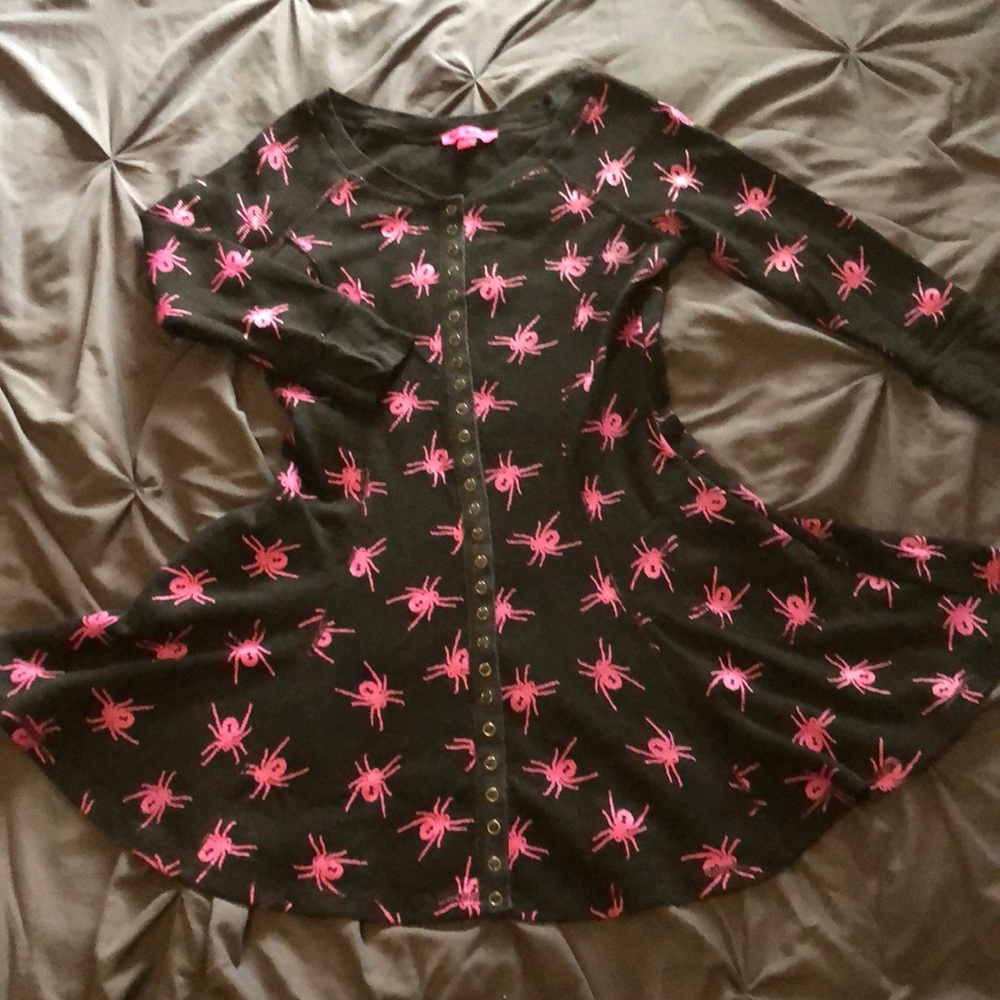 Betsey Johnson fit and flare, shirt dress